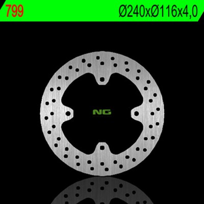 NG BRAKE DISC ROUND 799