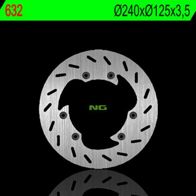 NG BRAKE DISC ROUND 632