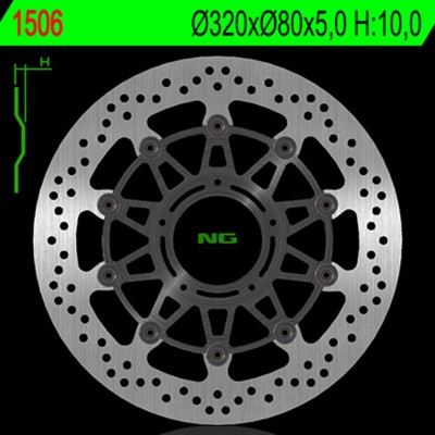 NG BRAKE DISC ROUND 1506