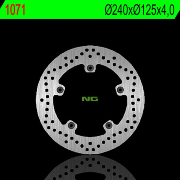NG BRAKE DISC ROUND 1071