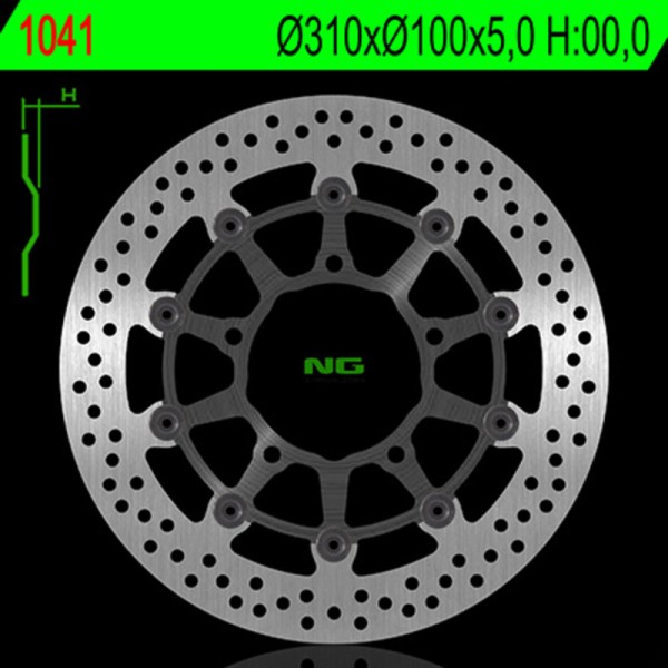NG BRAKE DISC ROUND 1041