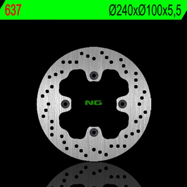 NG BRAKE DISC ROUND 637