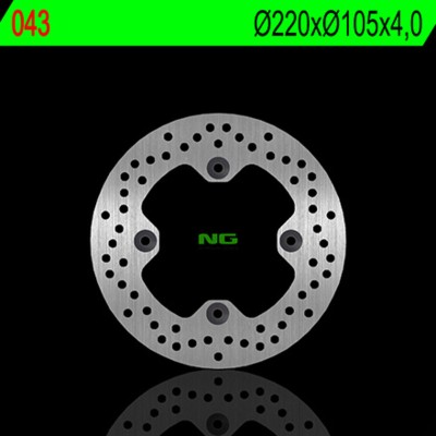 NG BRAKE DISC ROUND 043