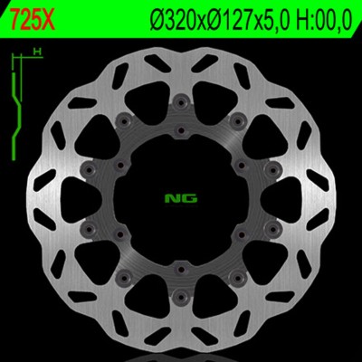 NG BRAKE DISC WAVE 725X