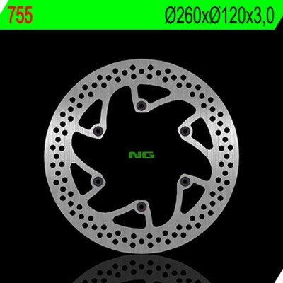 NG BRAKE DISC ROUND 755