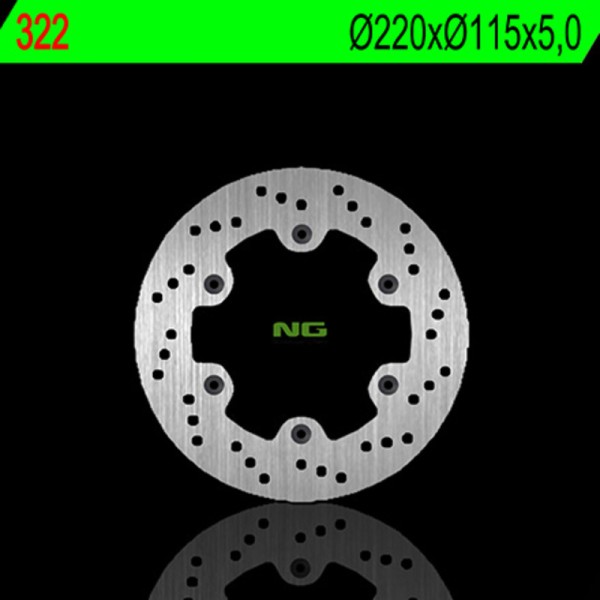 NG BRAKE DISC ROUND 322