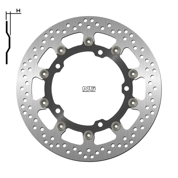 NG BRAKE DISC ROUND 1785G