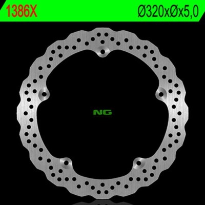 NG BRAKE DISC WAVE 1386X