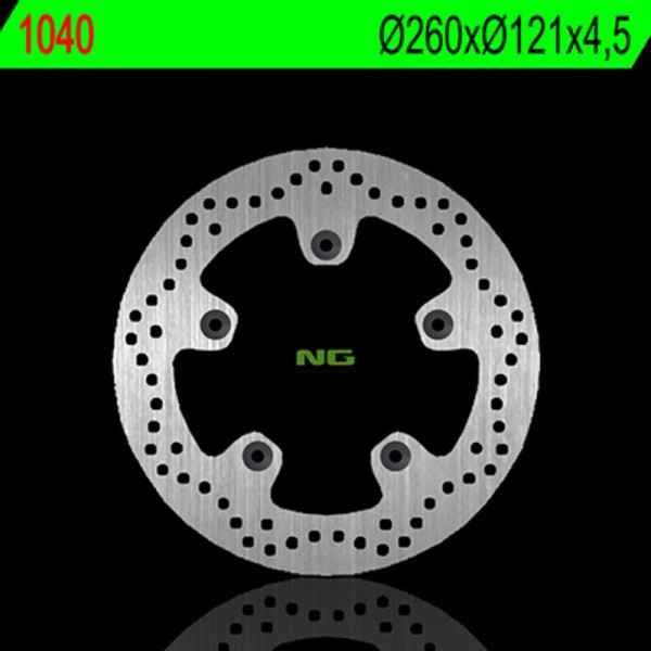 NG BRAKE DISC ROUND 1040