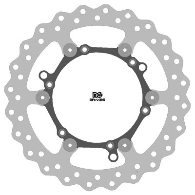 NG BRAKE DISC WAVE 1254X