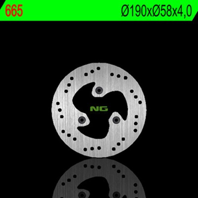 NG BRAKE DISC ROUND 665