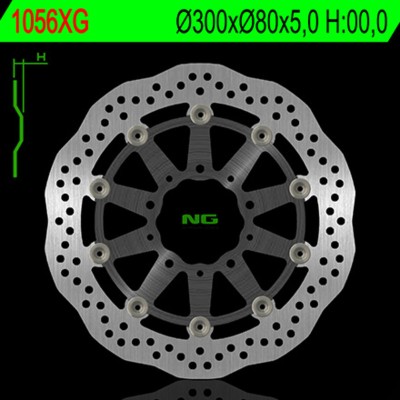 NG BRAKE DISC WAVE 1056XG