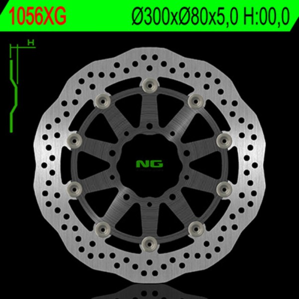 NG BRAKE DISC WAVE 1056XG