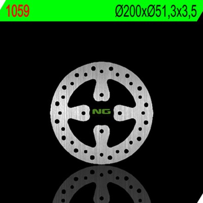 NG BRAKE DISC WAVE 1059X