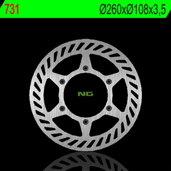 NG BRAKE DISC ROUND 731