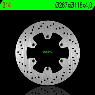NG BRAKE DISC ROUND 314