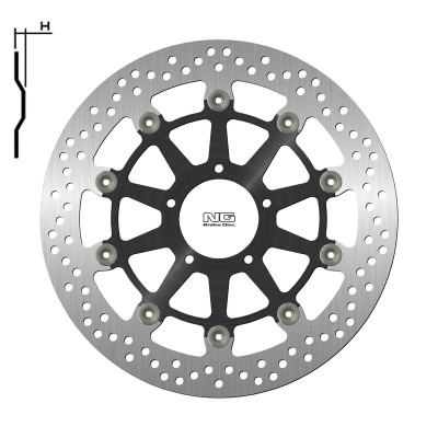 NG BRAKE DISC ROUND 1796G
