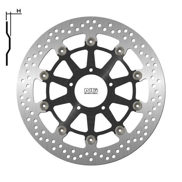 NG BRAKE DISC ROUND 1796G