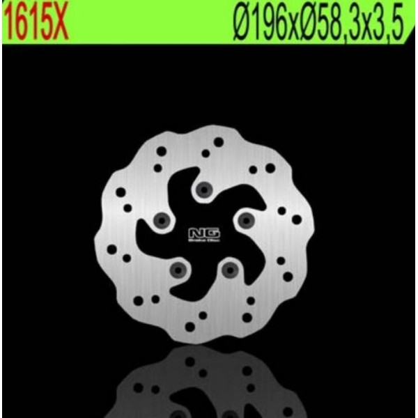 NG BRAKE DISC WAVE 1615X