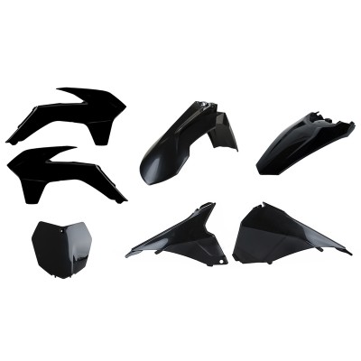 POLIS PLASTIC KIT, BLK/BLK