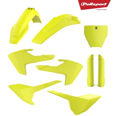 POLIS PLASTIC KIT, YEL/YEL
