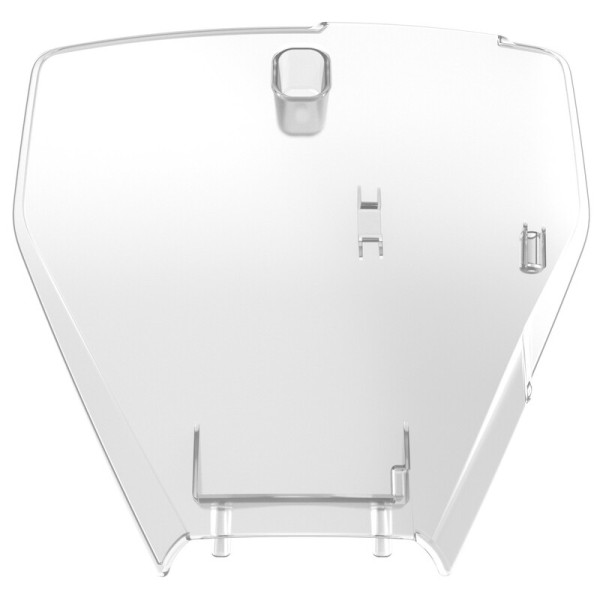 POLIS PLASTIC FRONT PLATE, GRY/GRY