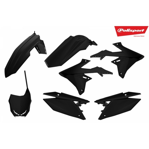 POLIS PLASTIC KIT, BLK/BLK