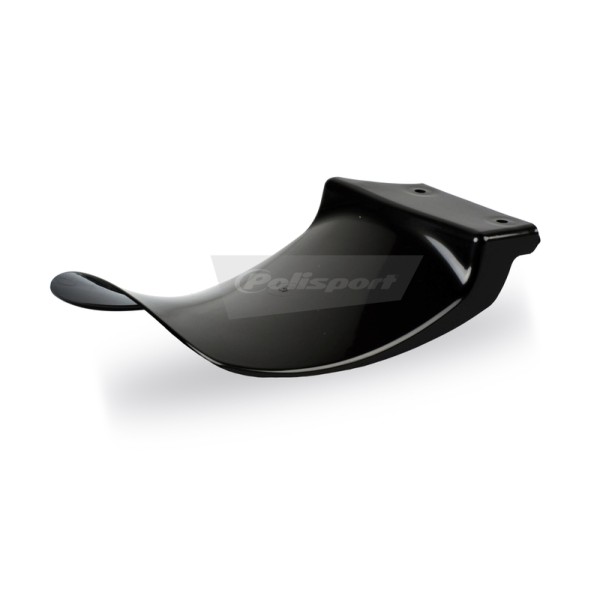 POLIS PLASTIC REAR FLAP, BLK/BLK