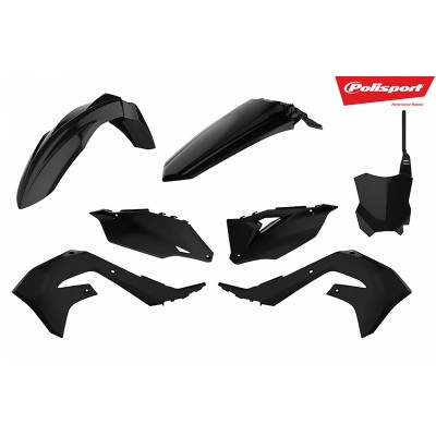 POLIS PLASTIC KIT, BLK/BLK