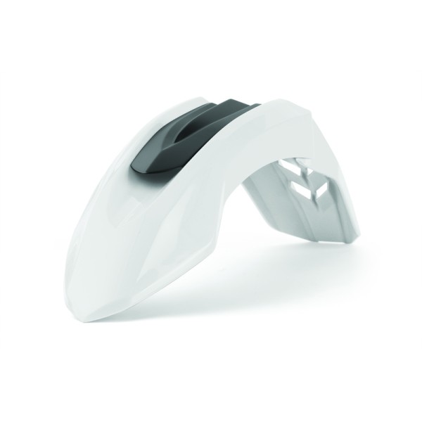 POLIS PLASTIC FRONT FENDER, WHT/WHT