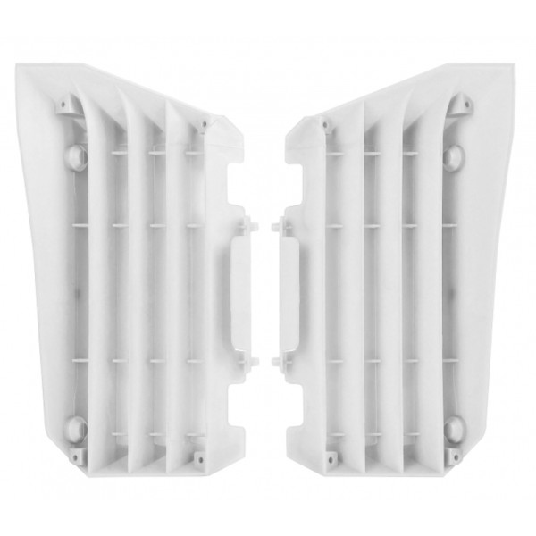 POLIS PLASTIC RAD LOUVERS, WHT/WHT