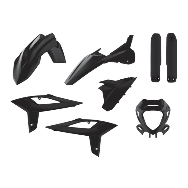 POLIS PLASTIC KIT, BLK/BLK