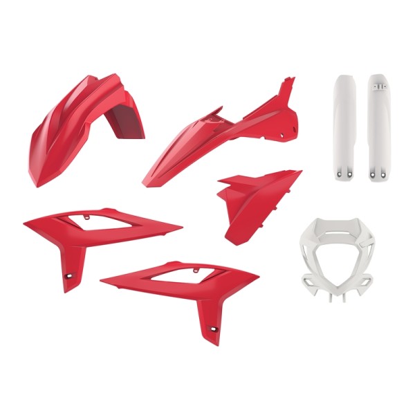 POLIS PLASTIC KIT, RED/RED