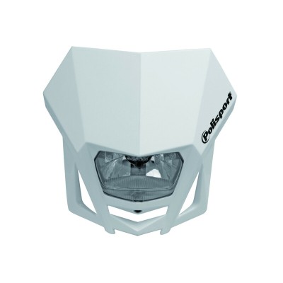 POLIS HEADLIGHT LMX, WHT/WHT