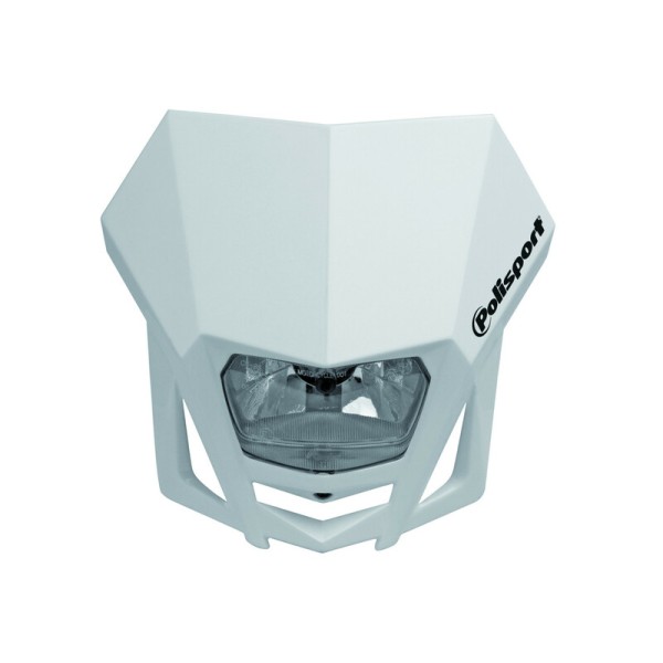 POLIS HEADLIGHT LMX, WHT/WHT