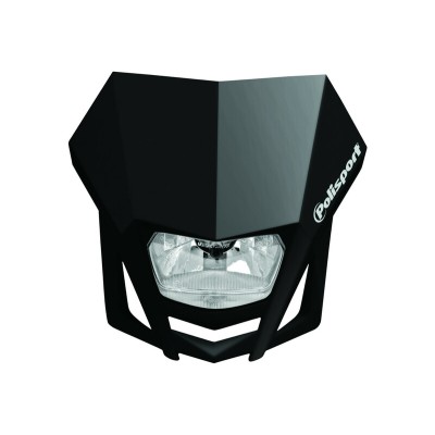 POLIS HEADLIGHT LMX, BLK/BLK