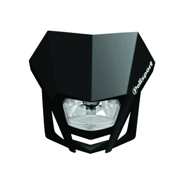 POLIS HEADLIGHT LMX, BLK/BLK
