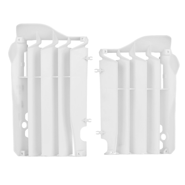 POLIS PLASTIC RAD LOUVERS, WHT/WHT