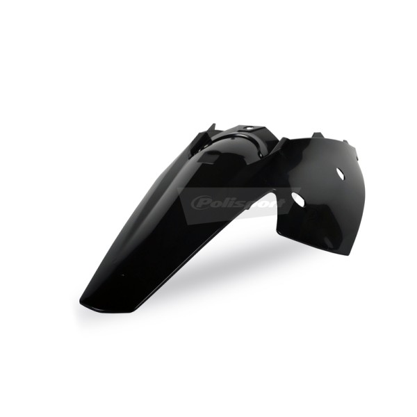 POLIS PLASTIC REAR FENDER, BLK/BLK