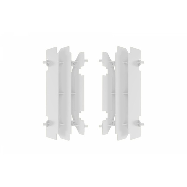 POLIS PLASTIC RAD LOUVERS, WHT/WHT