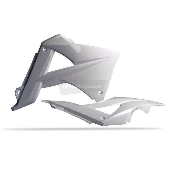 POLIS PLASTIC RAD SCOOPS, WHT/WHT