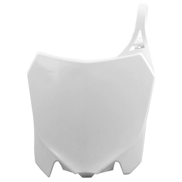 POLIS PLASTIC FRONT PLATE, WHT/WHT