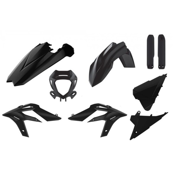 POLIS PLASTIC KIT, BLK/BLK