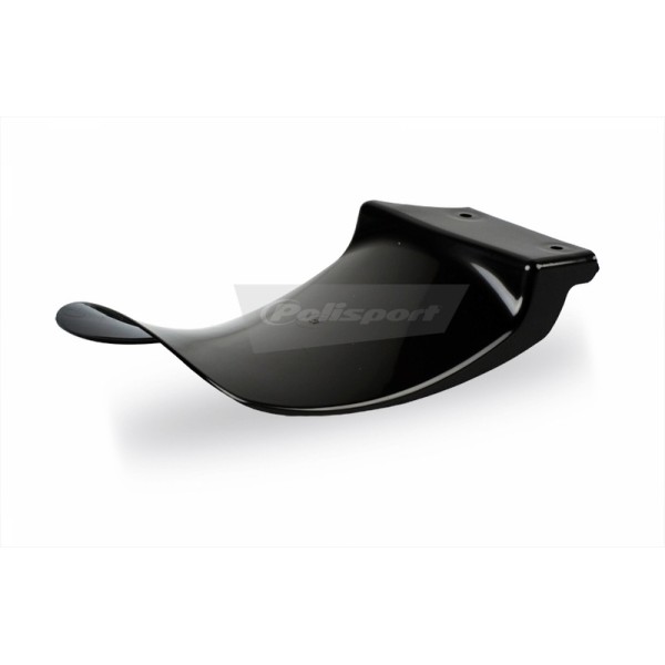 POLIS PLASTIC REAR FLAP, BLK/BLK