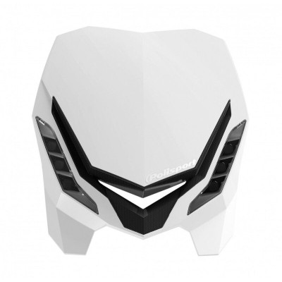 POLIS HEADLIGHT E BLAZE, WHT