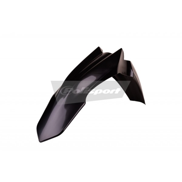 POLIS PLASTIC FRONT FENDER, BLK/BLK