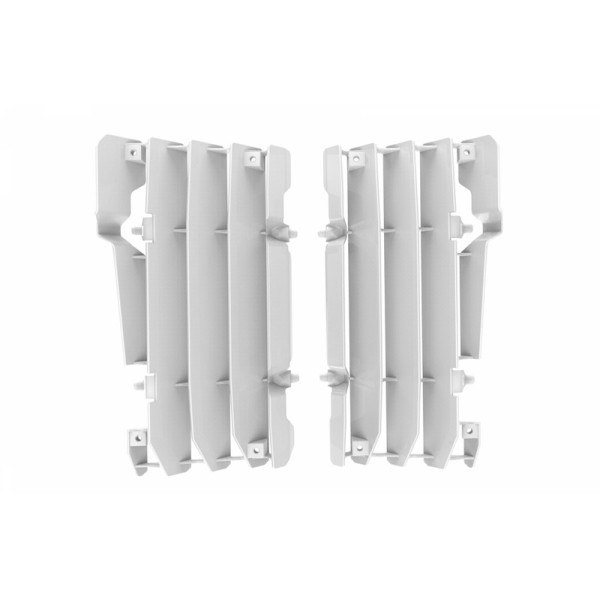 POLIS PLASTIC RAD LOUVERS, WHT/WHT