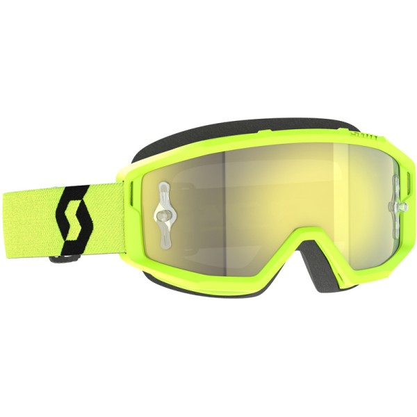 SCOTT GOGGL PRIMAL CHROME, YEL/BLK