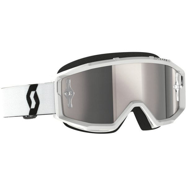 SCOTT GOGGL PRIMAL CHROME, WHT/SIL