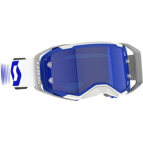 SCOTT GOGGL PRSPCT 2.0 AMP CHR, WHT/BLU